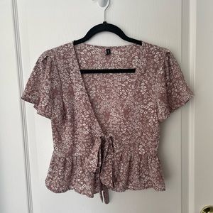 Front Tie Blouse